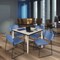 Regency Kahlo Square Table & Chair Sets, 48 W, 48 L, 29 H, Wood, Metal, Polypropylene Top, Maple TPL4848PLCM44BE - alternate 1